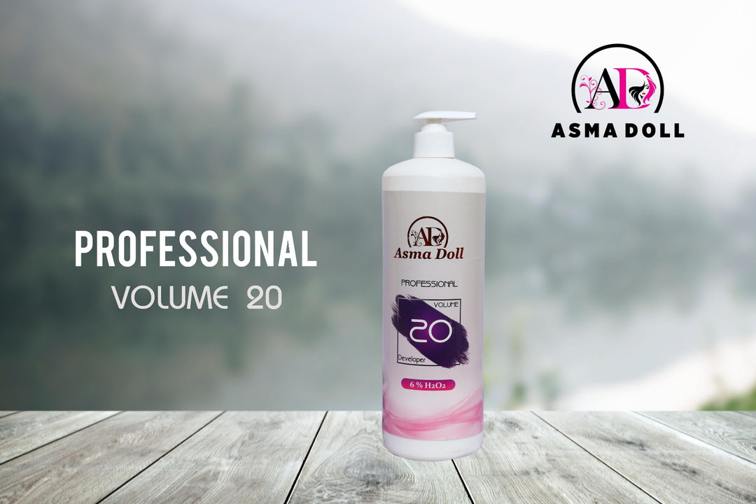 Asma Doll Professional Volume 20 hair developer bottle 6% H2O2.